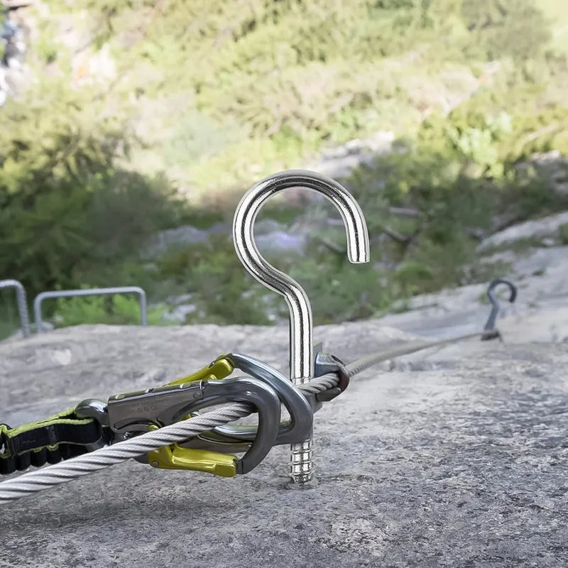 Eye Hooks Screw Stainless Steel (7 Pc Set) - Home Improvement