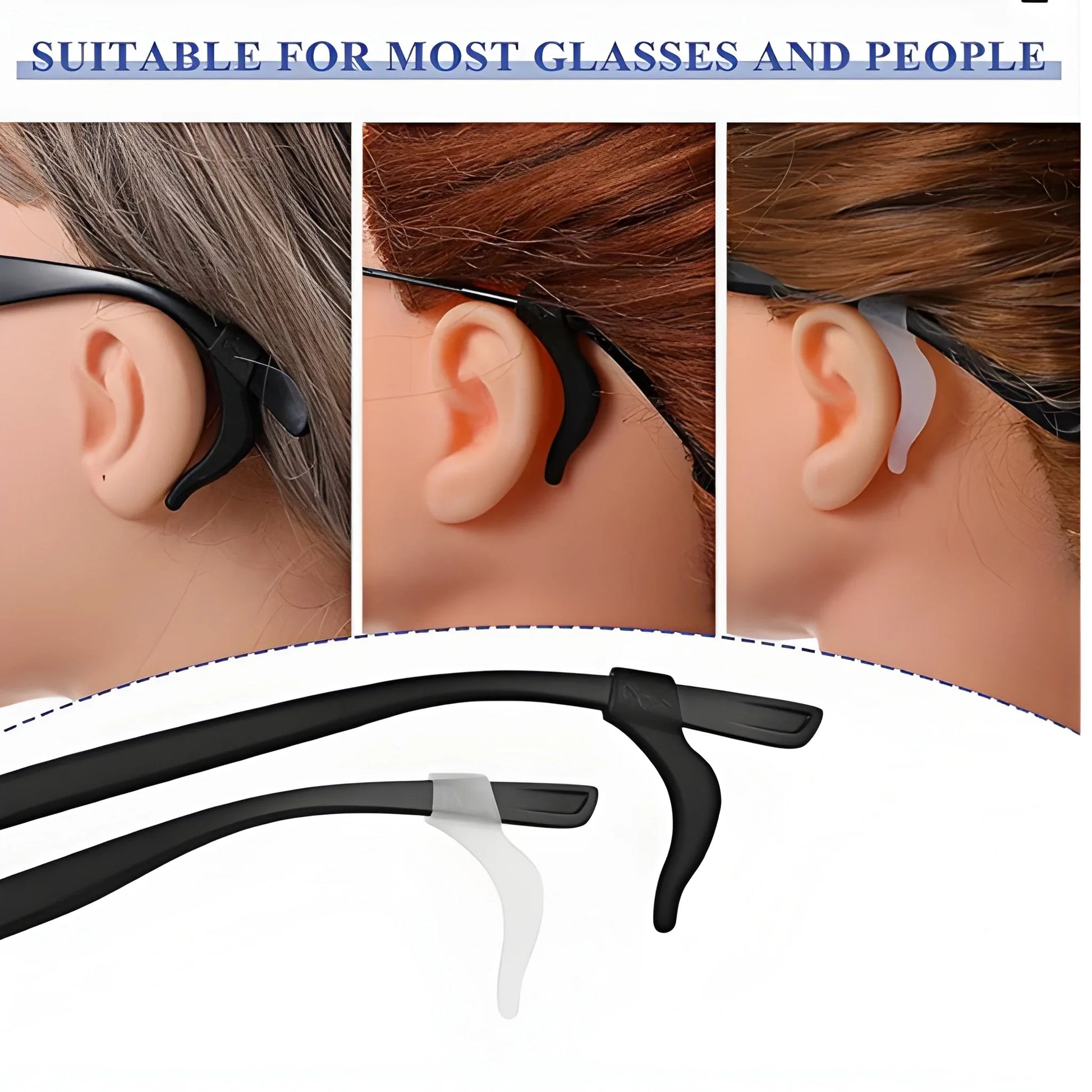 Eyeglass Anti-Slip Ear Hooks - Health & Personal Care