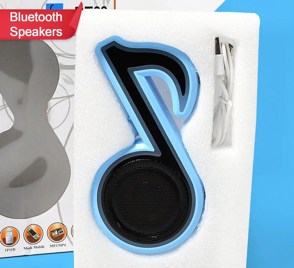 Music note led speaker