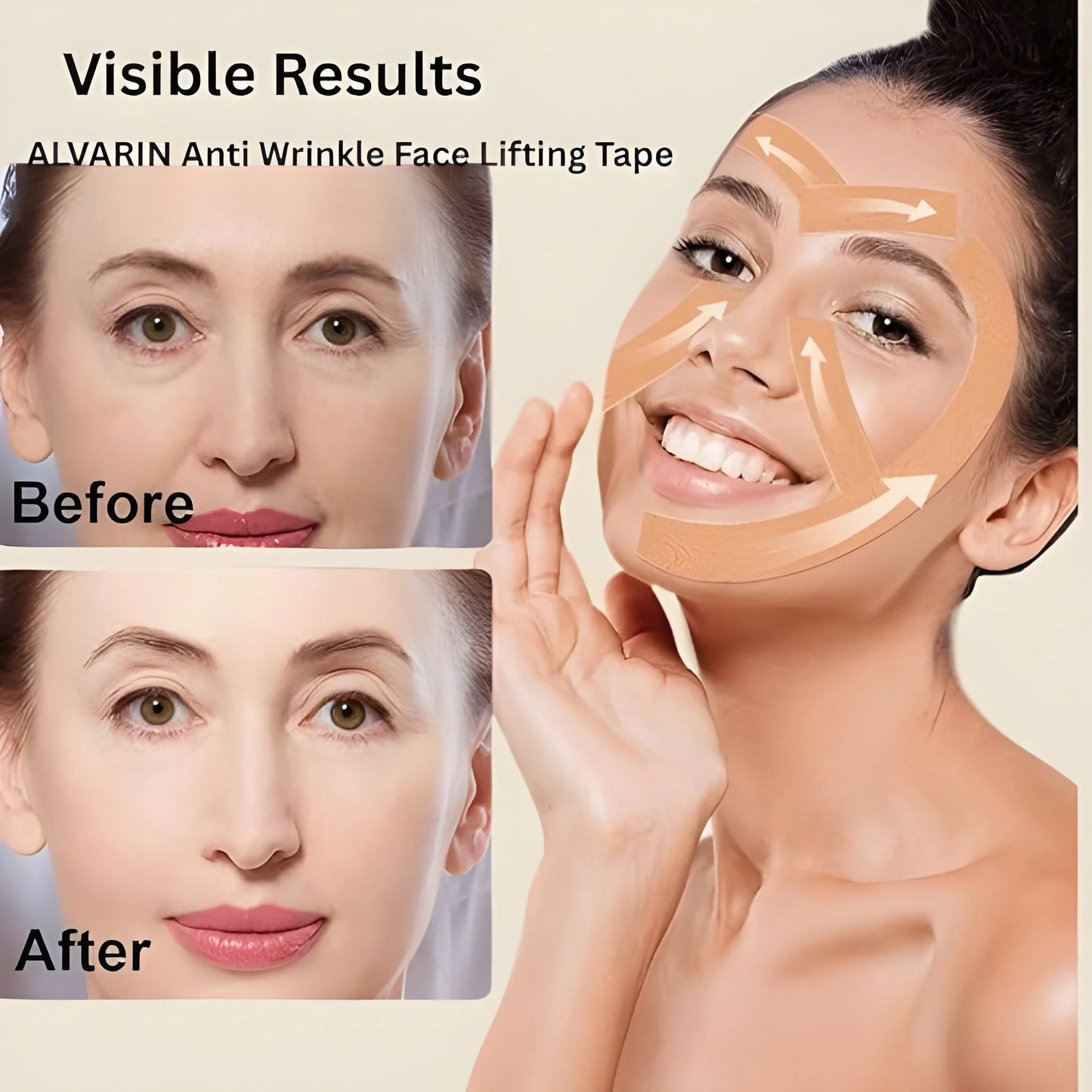 Best face lifting myofascial tightening tape - health & beauty | 2025 | fast shipping