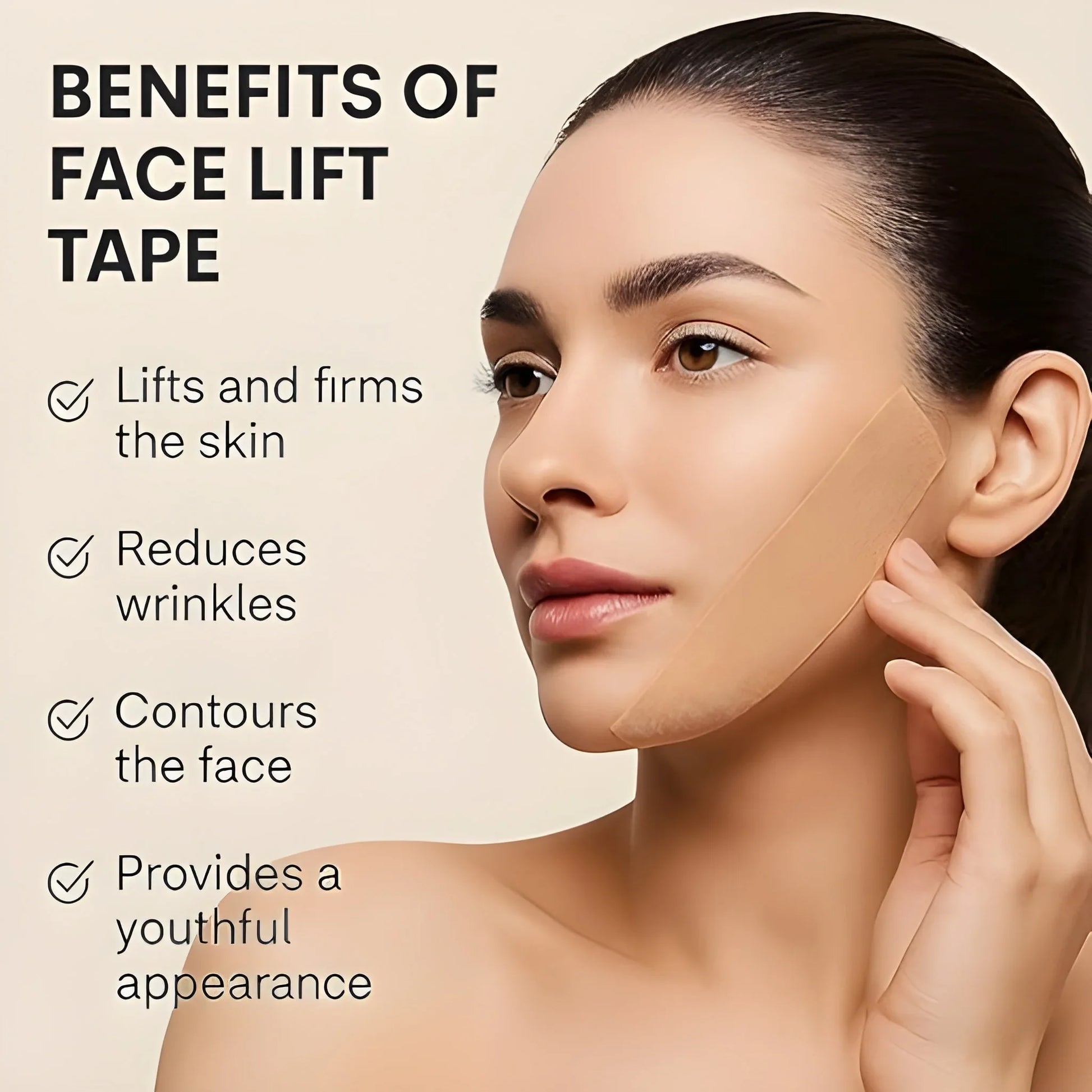 Best face lifting myofascial tightening tape - health & beauty | 2025 | fast shipping