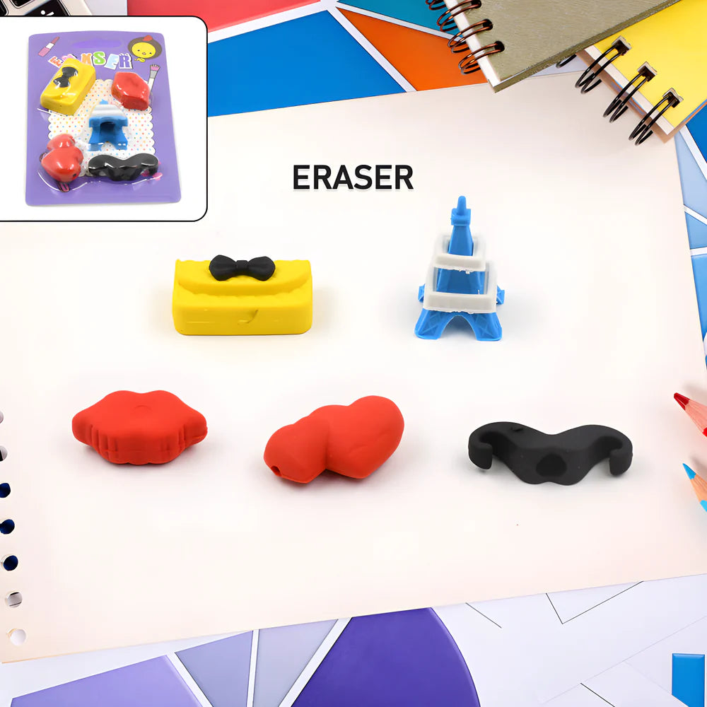 Best fancy colorful erasers set - 2025 | fast shipping