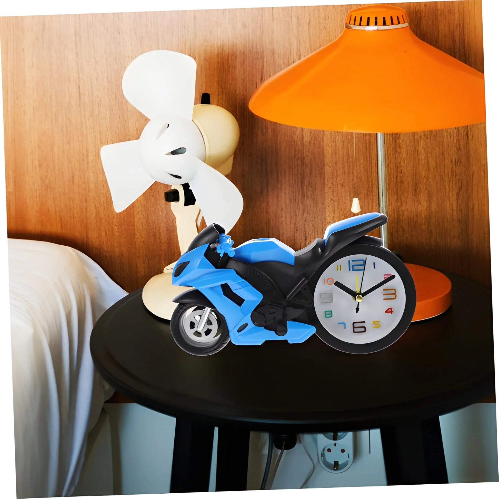 Best fashioned alarm clock novelty retro motorcycle - home & garden | 2025 | fast shipping