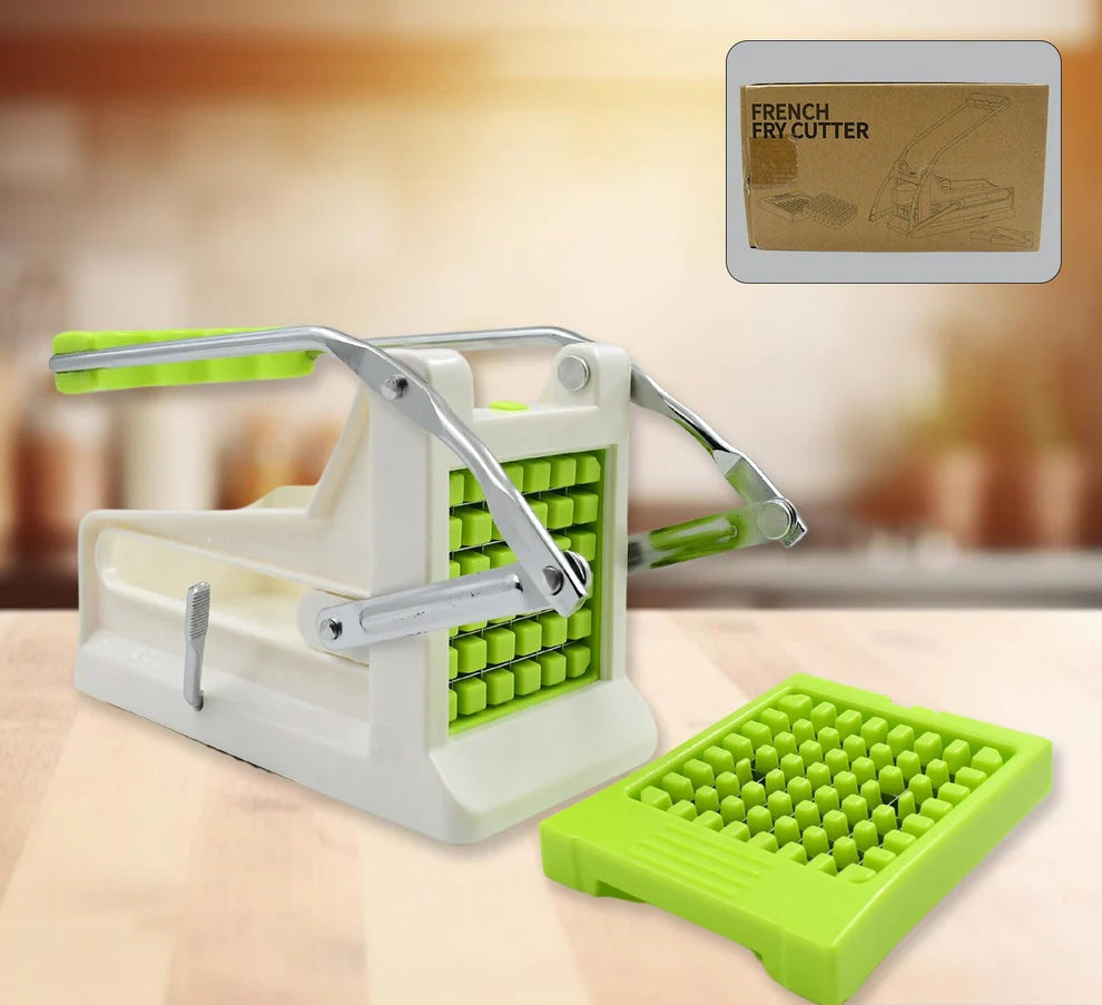 Stainless steel french fry cutter