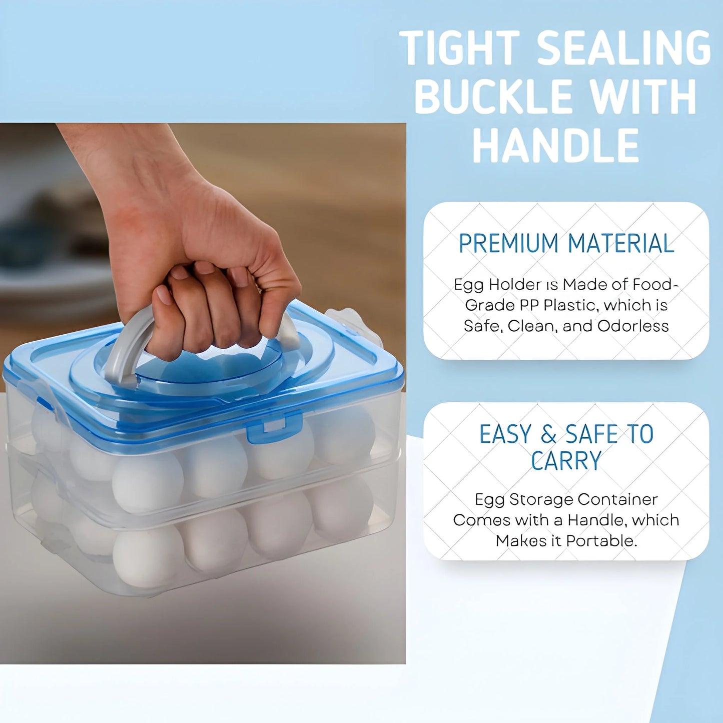 Best 3-layer plastic refrigerator egg storage box - home & garden | 2025 | fast shipping
