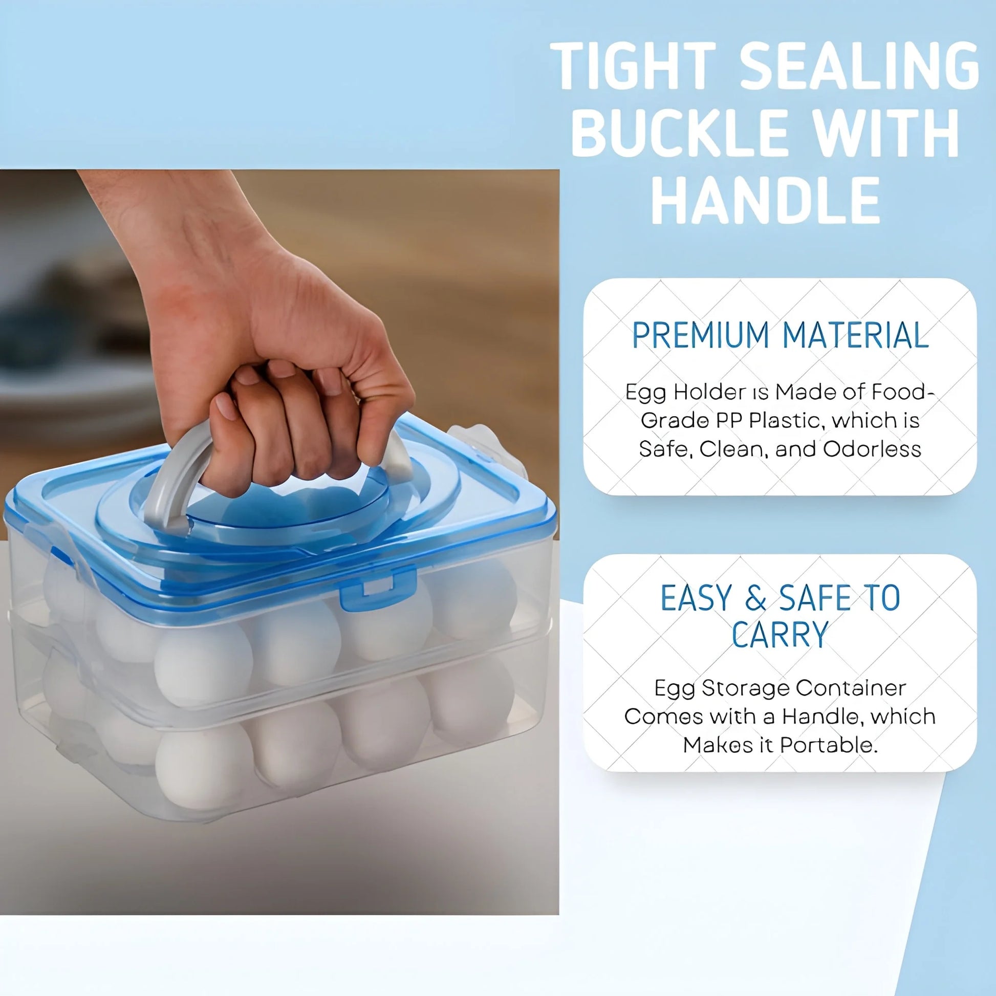 Best 3-layer plastic refrigerator egg storage box - home & garden | 2025 | fast shipping