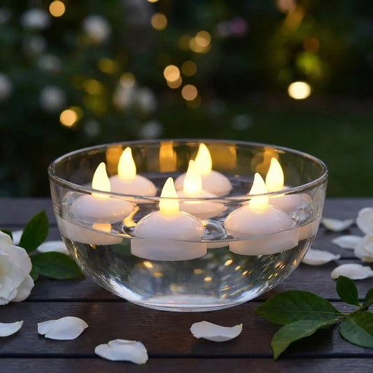 Best flameless floating tea lights (24 pc) - candles | 2026 | fast shipping