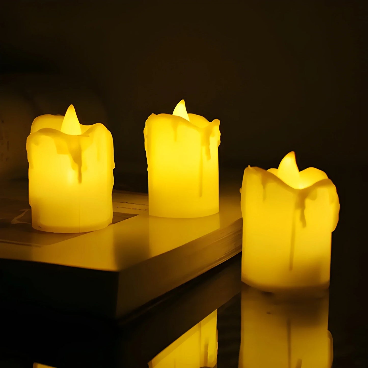 Best flameless melted led candles - 2025 | fast shipping