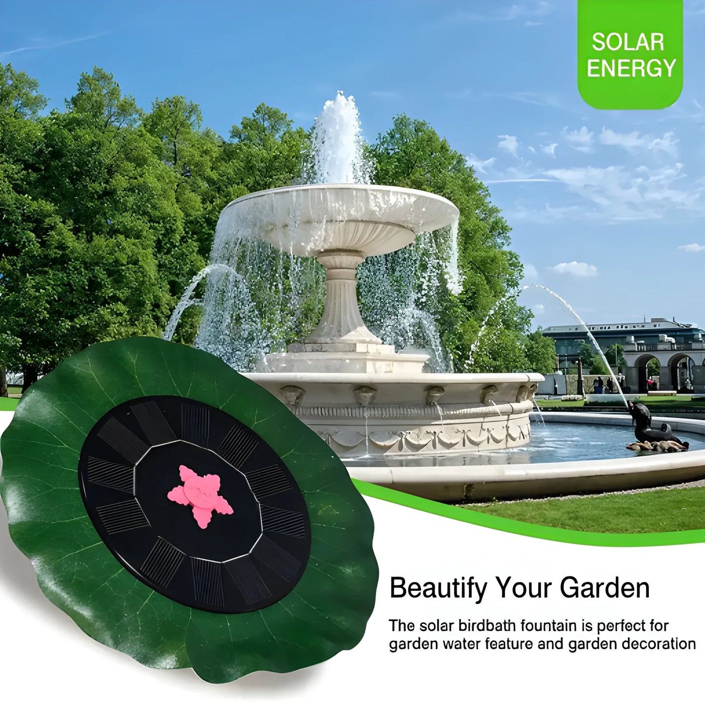 Best floating solar fountain - & pond accessories | 2025 | fast shipping