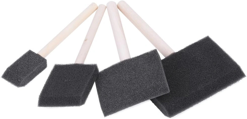 Best foam paint brush set – 5 pcs - art brushes | 2025 | fast shipping