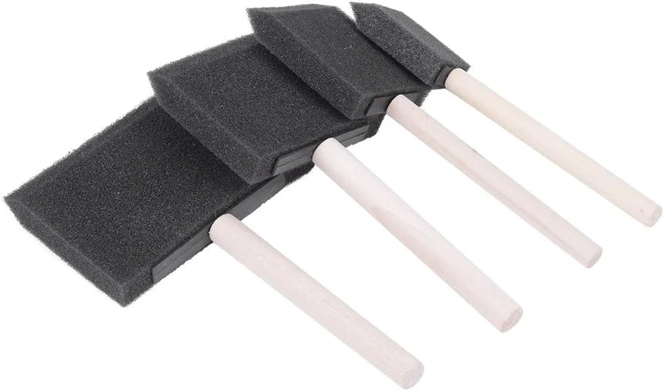 Best foam paint brush set – 5 pcs - art brushes | 2025 | fast shipping