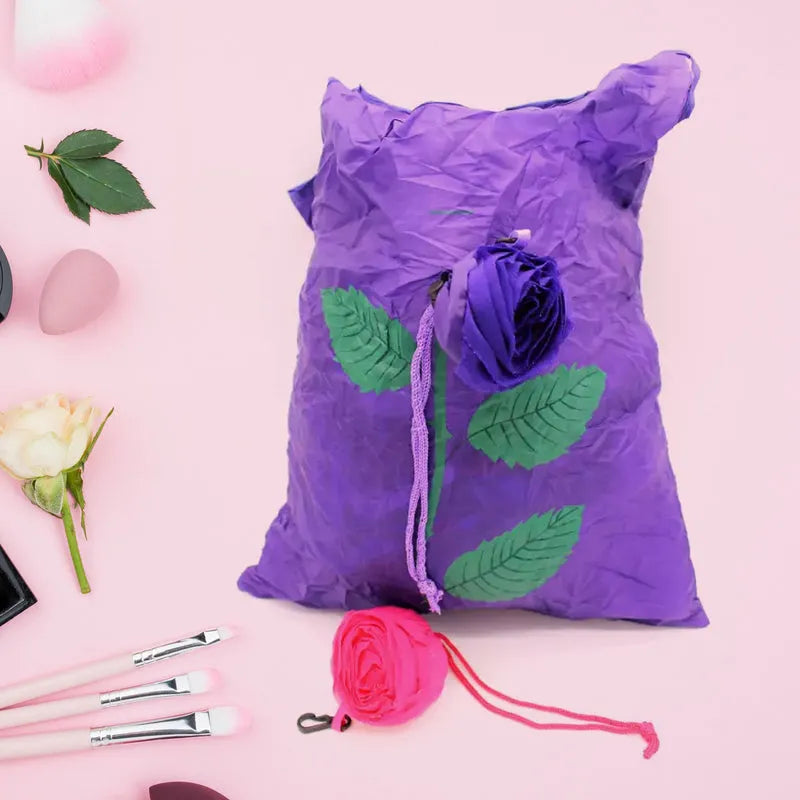 Foldable Bag Cute Rose Shape (1pc) - Home Improvement