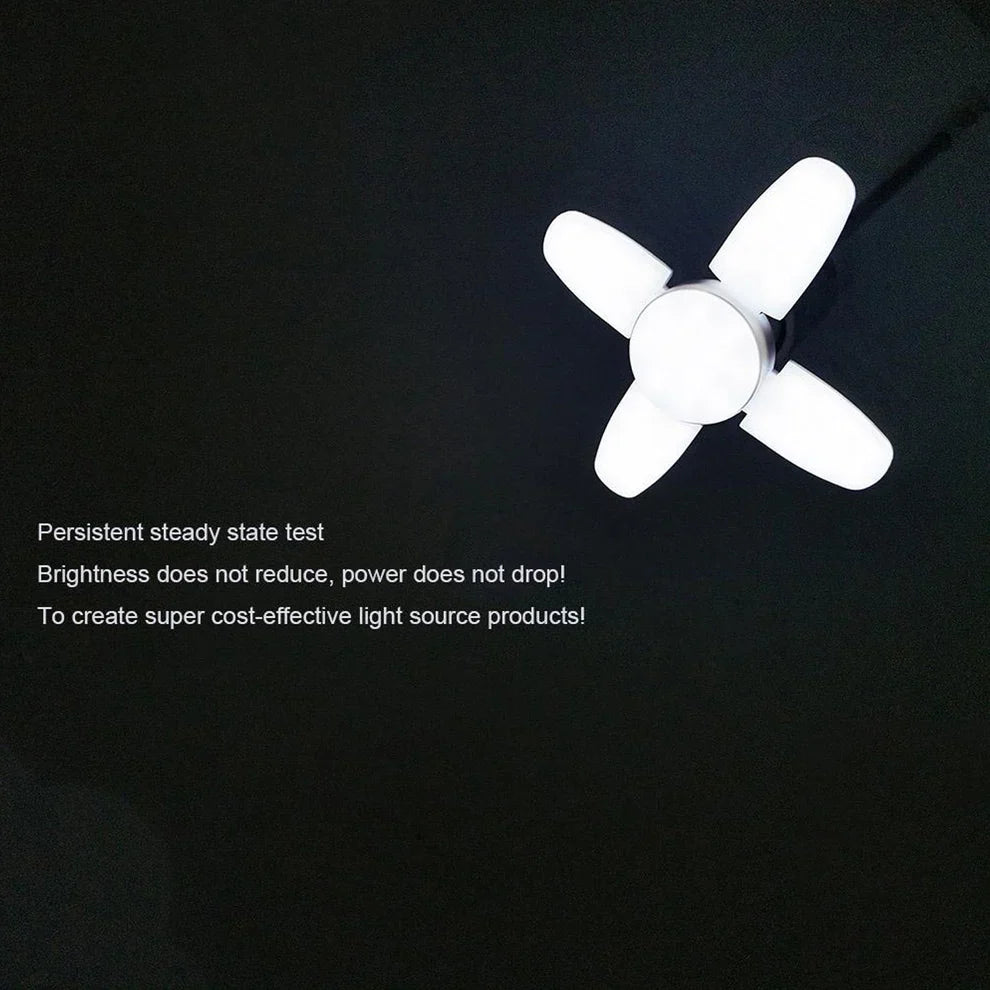 Best foldable fan blade led bulb – 28w - light bulbs | 2025 | fast shipping