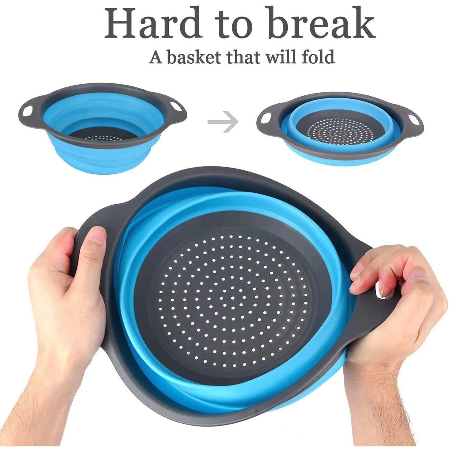 Best foldable round silicone strainer - strainers | 2025 | fast shipping
