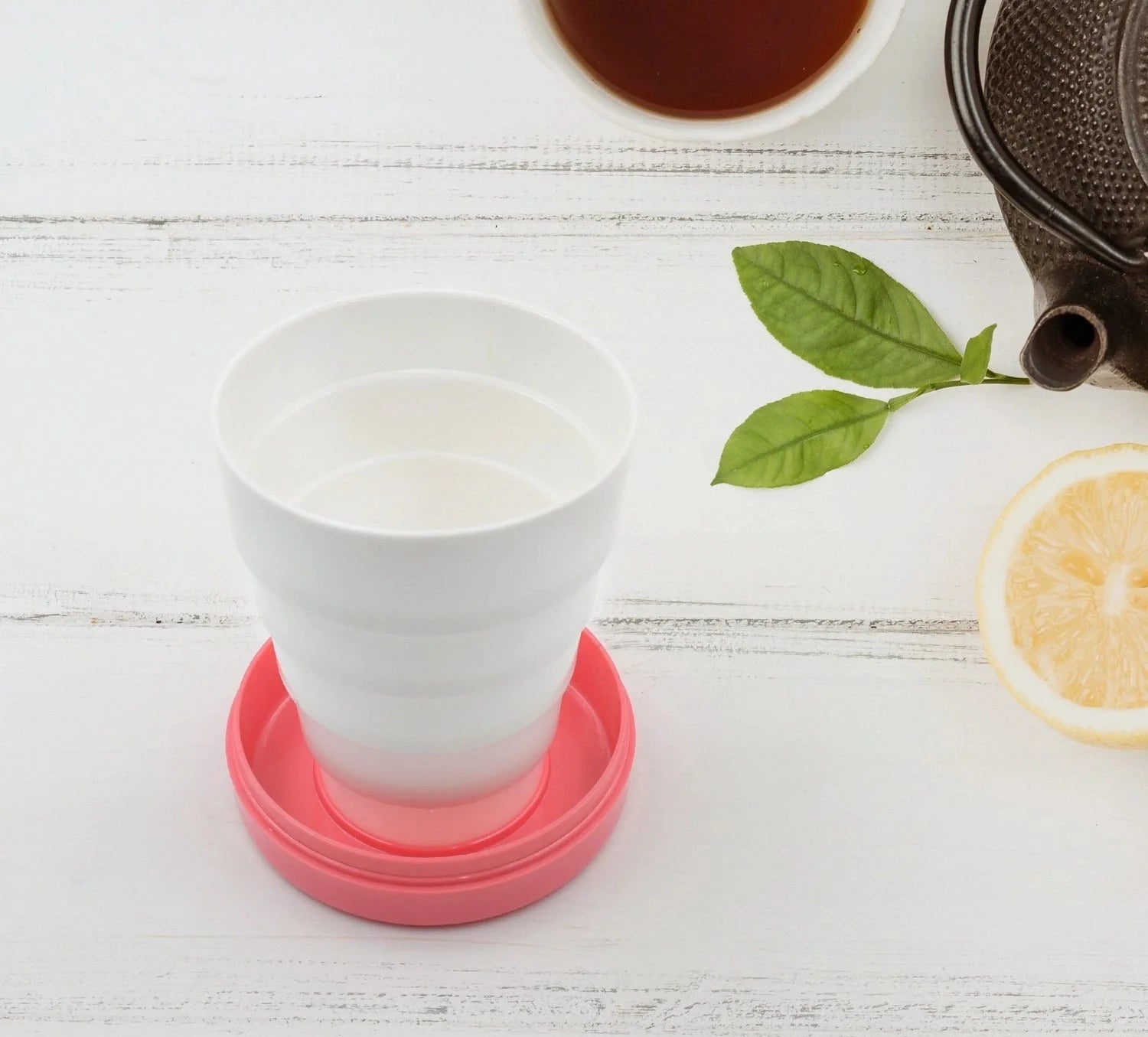 Folding Travel Cup with Lid - Home Improvement