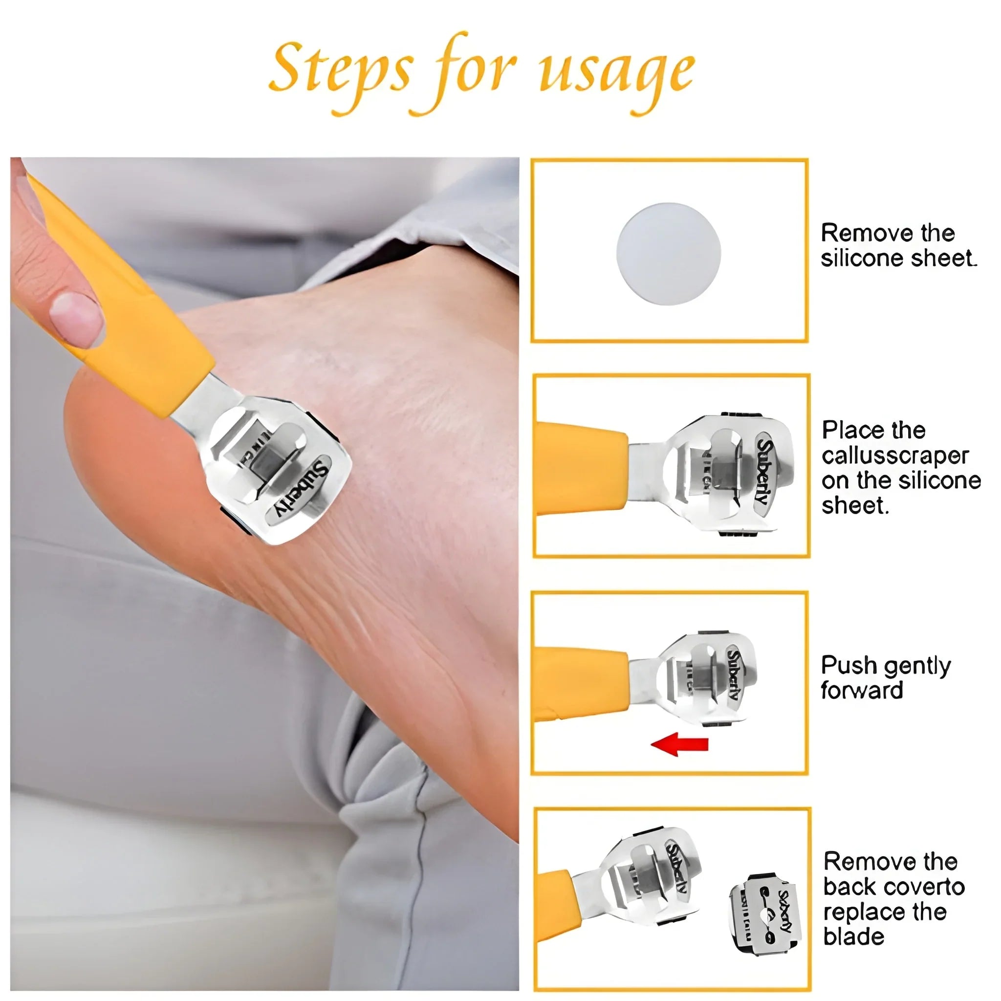 Best foot scrubber for dead skin - health & beauty | 2025 | fast shipping