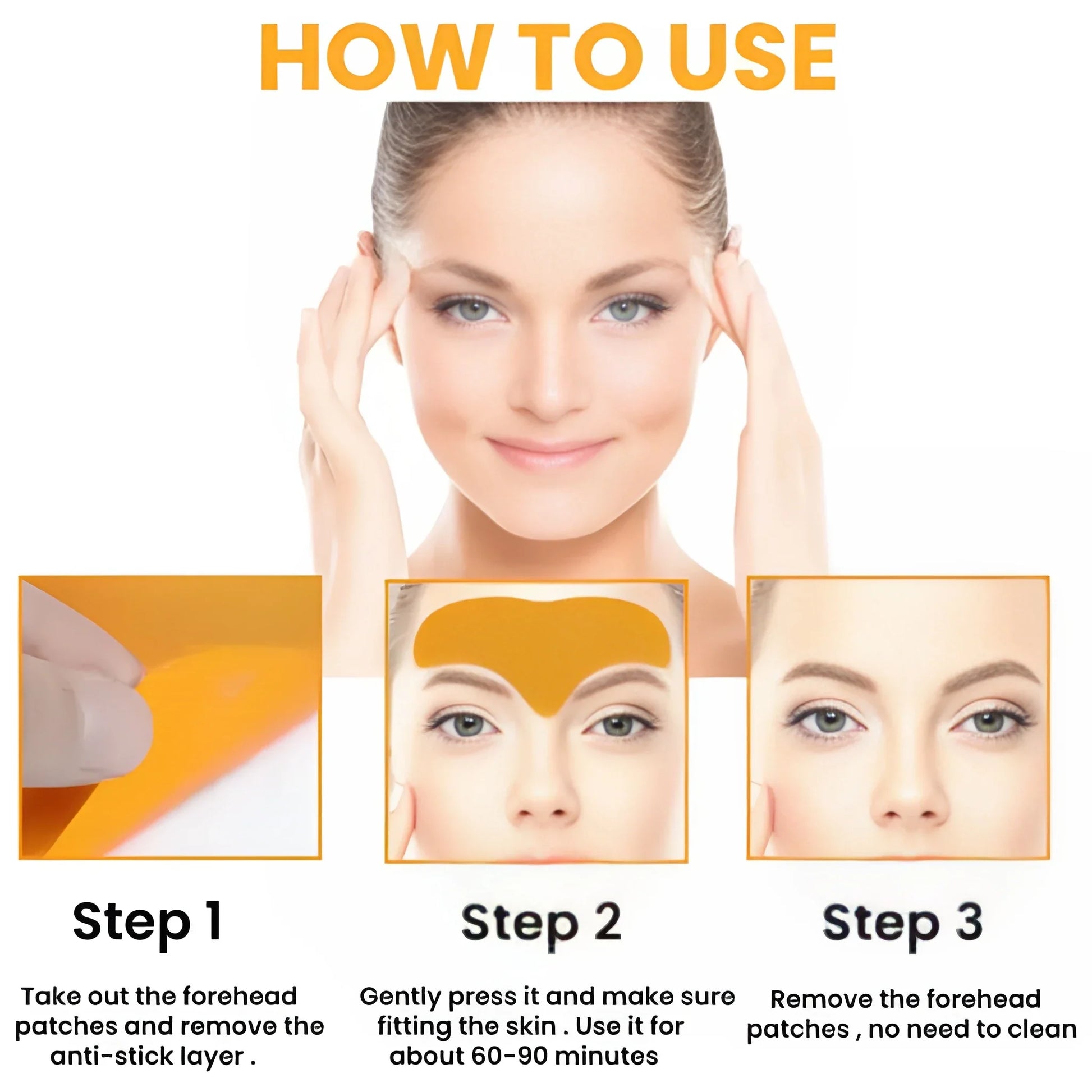 Forehead Wrinkle Smoothing Patches - Health Care