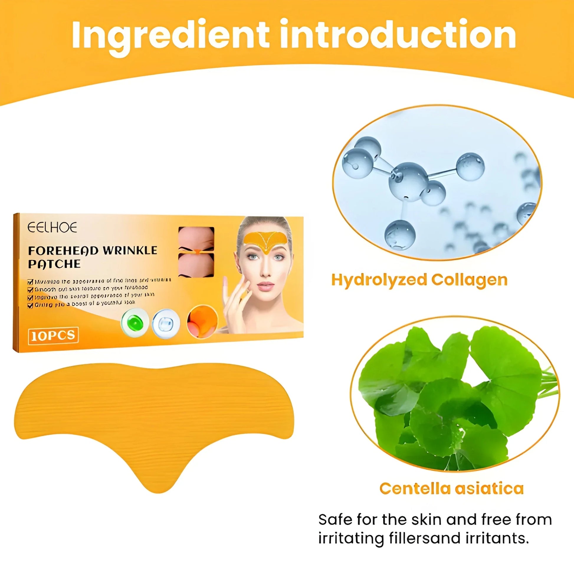 Forehead Wrinkle Smoothing Patches - Health Care