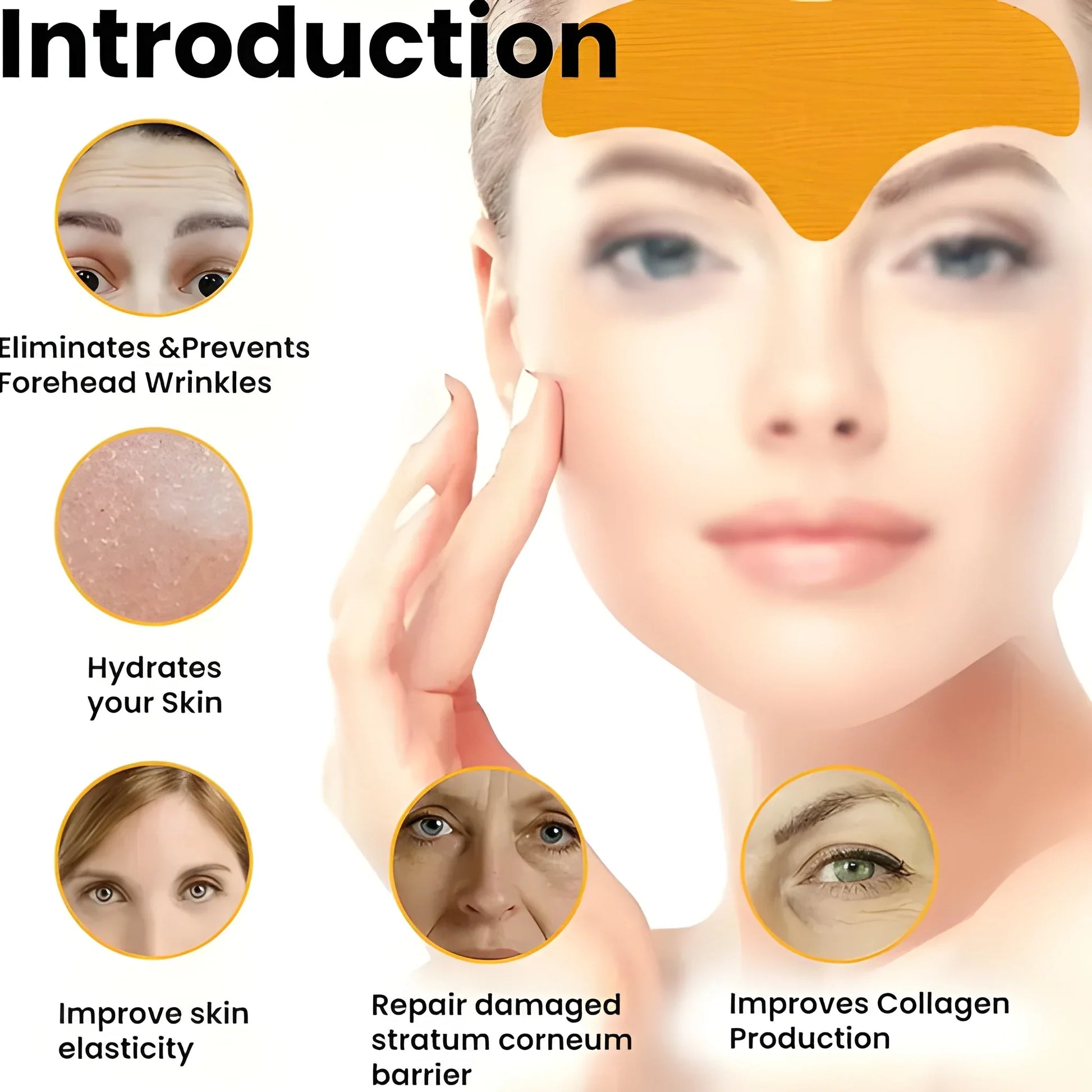 Forehead Wrinkle Smoothing Patches - Health Care
