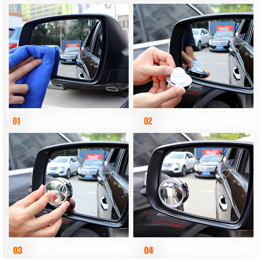 Best frameless blind spot mirrors - motor vehicle | 2025 | fast shipping