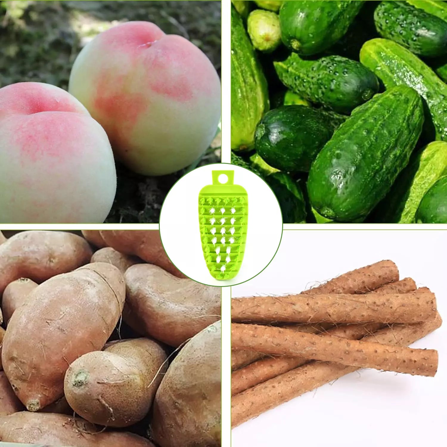 Fruits & Vegetables Brush - Home Kitchen