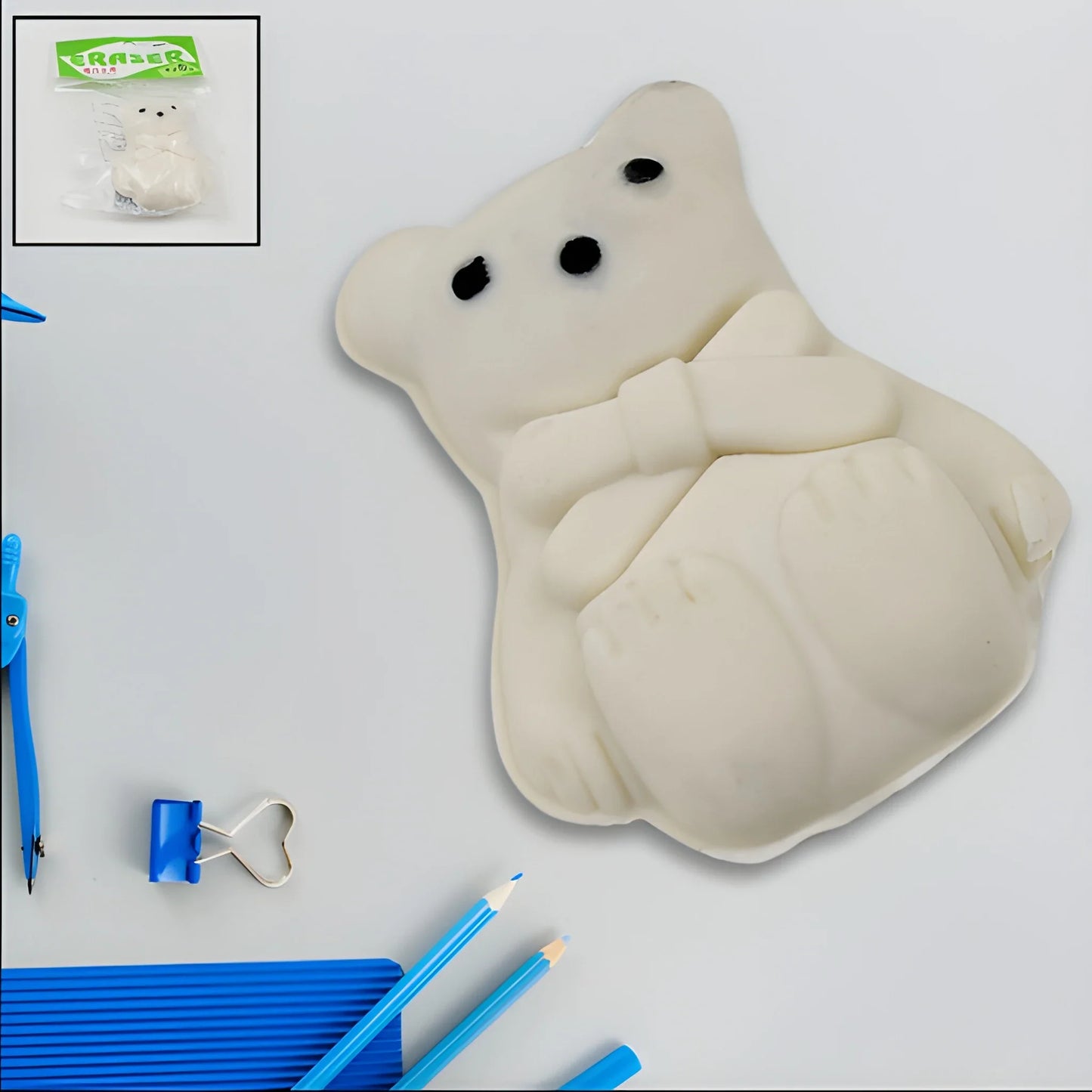 Fun Cartoon Erasers for Kids - Stationery