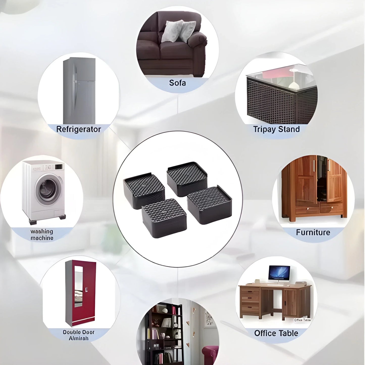 Best furniture anti-slip stands (4pcs) - floor protectors | 2025 | fast shipping