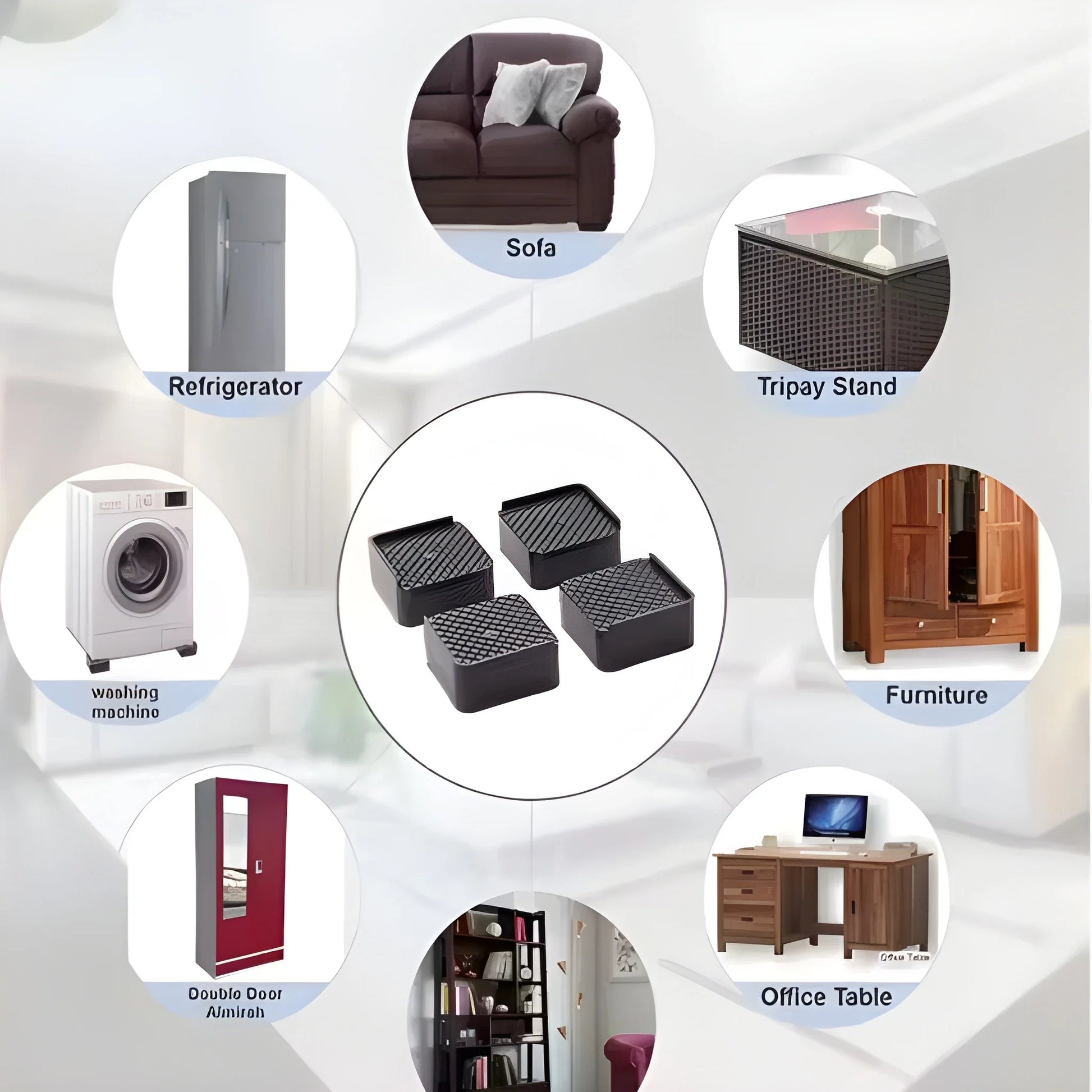 Best furniture anti-slip stands (4pcs) - floor protectors | 2025 | fast shipping