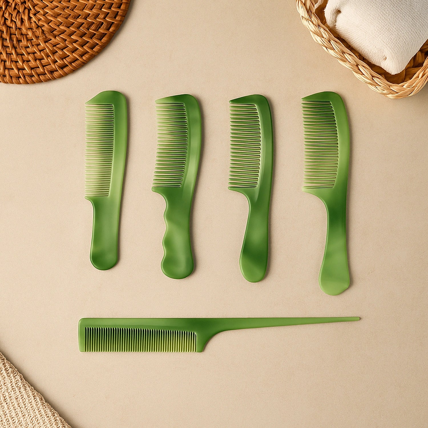 10-piece hair comb set