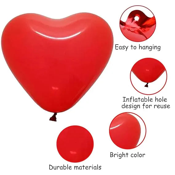 Giant Heart Party Balloons - Toys & Games
