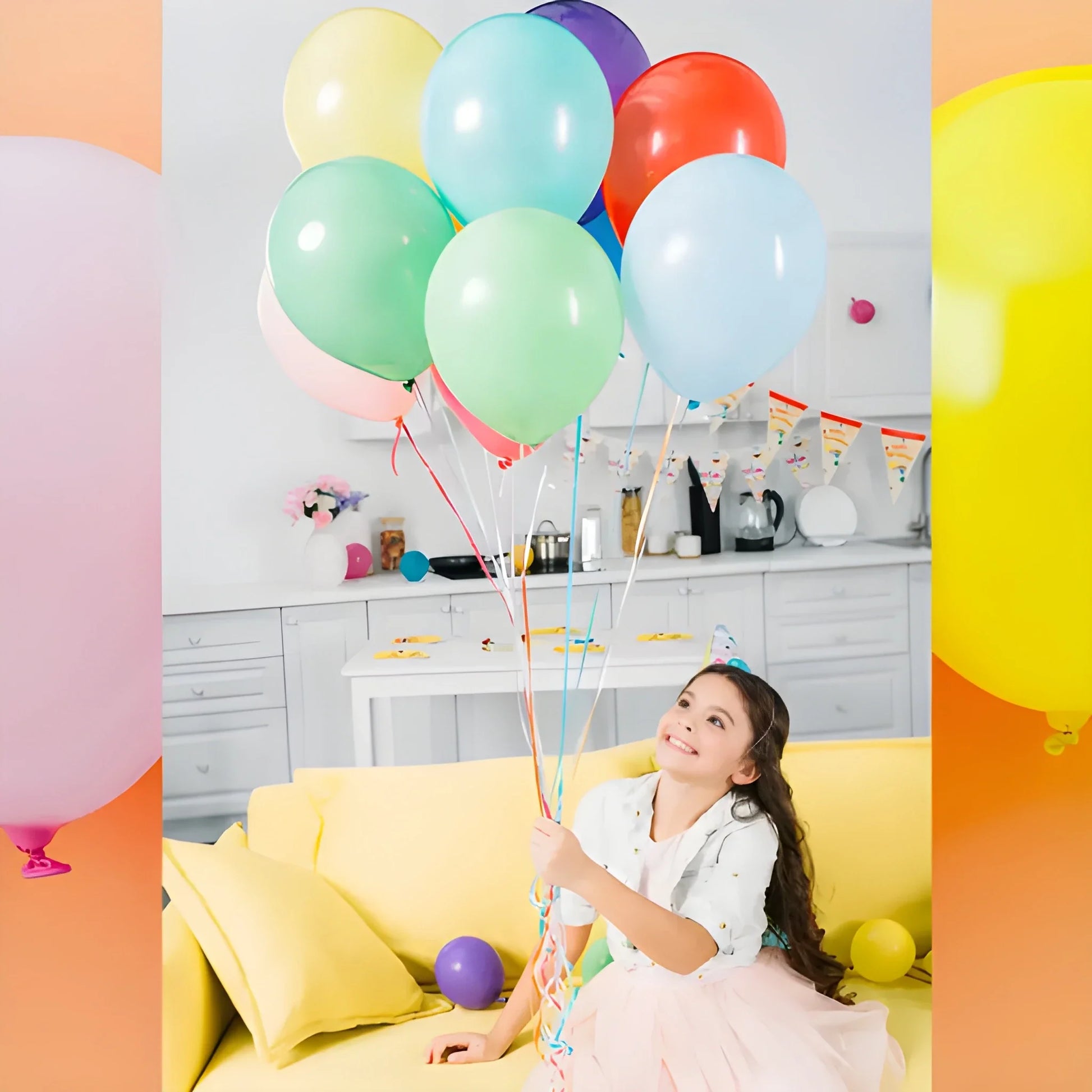 Giant Rainbow Party Balloons - Toys & Games