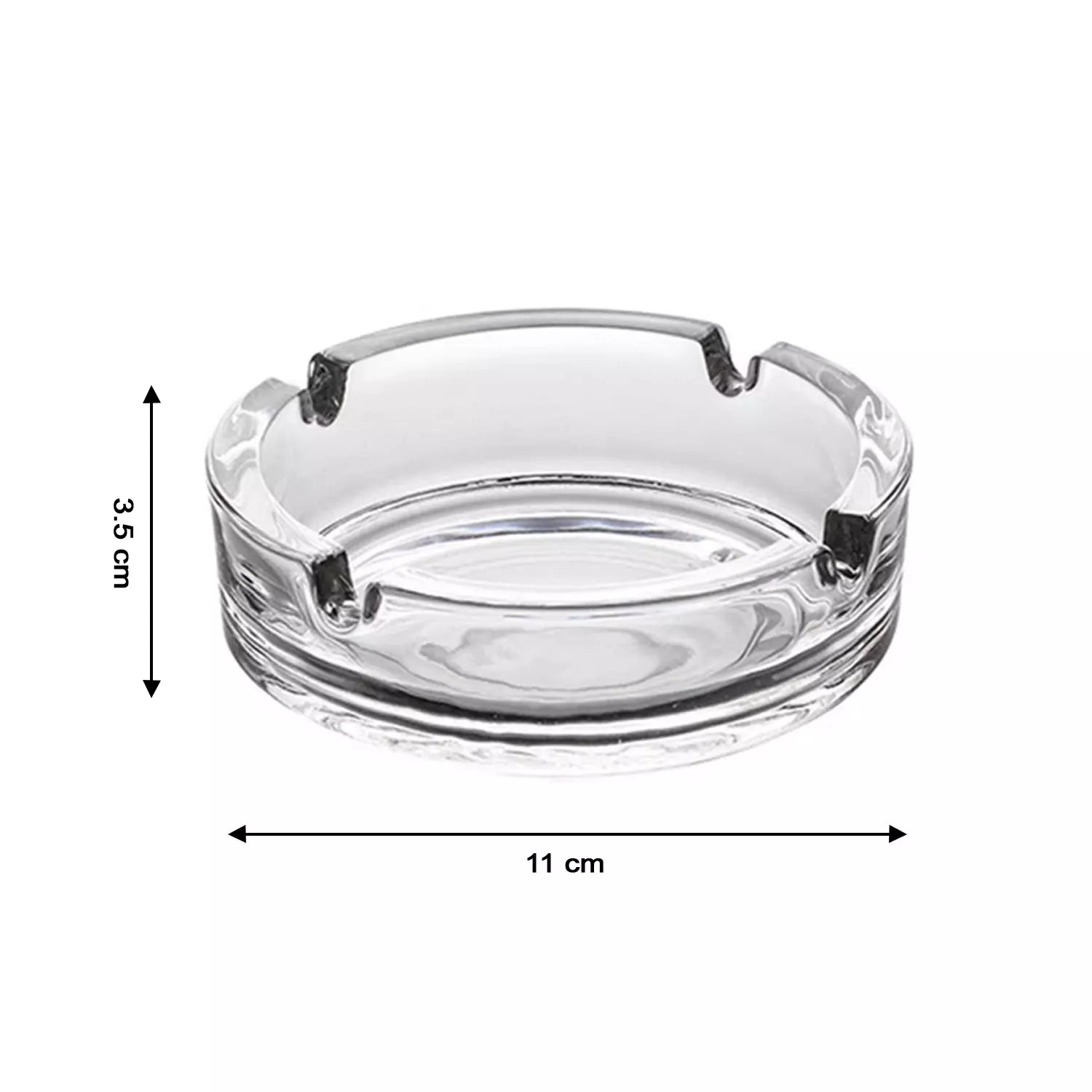 Best glass ashtray with cigarette slots - ashtrays | 2025 | fast shipping
