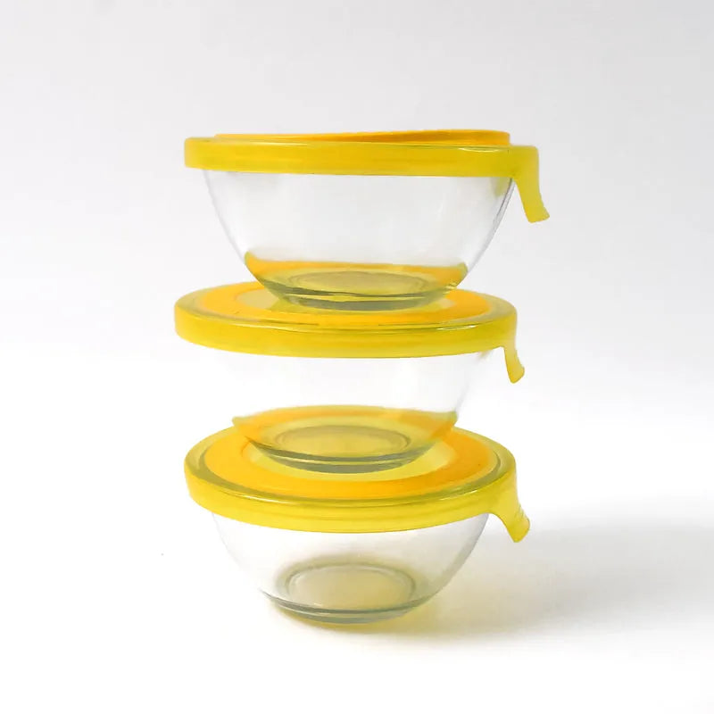 Best glass bowl set mixing (3 pcs) - food storage containers | 2025 | fast shipping