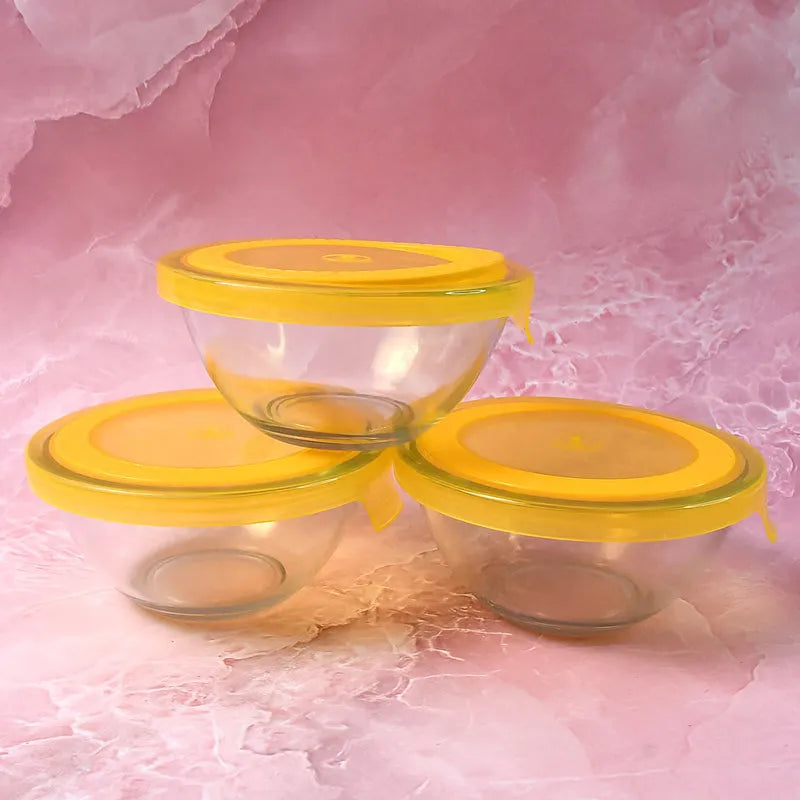 Best glass bowl set mixing (3 pcs) - food storage containers | 2025 | fast shipping