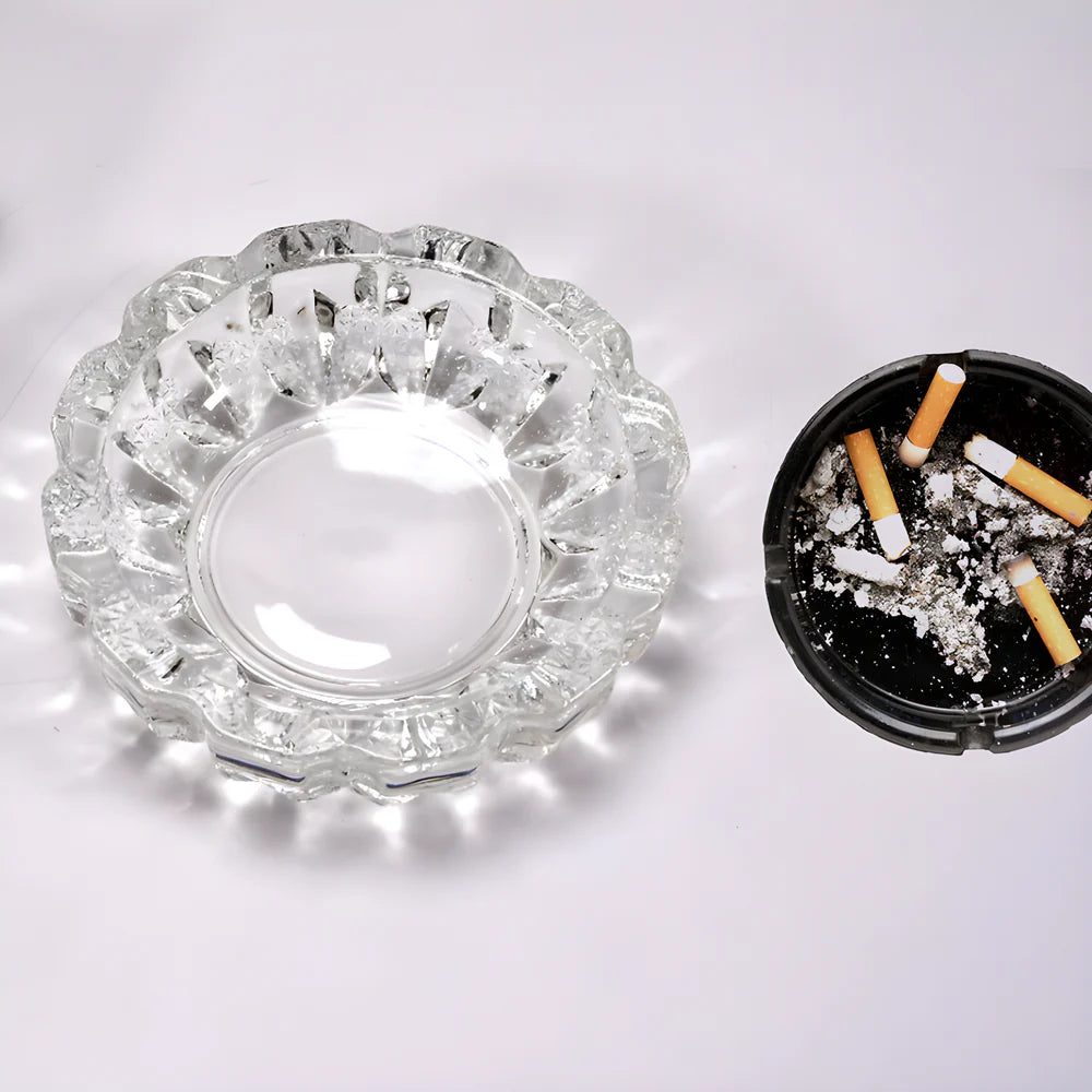 Best glass crystal tabletop ashtray - ashtrays | 2025 | fast shipping
