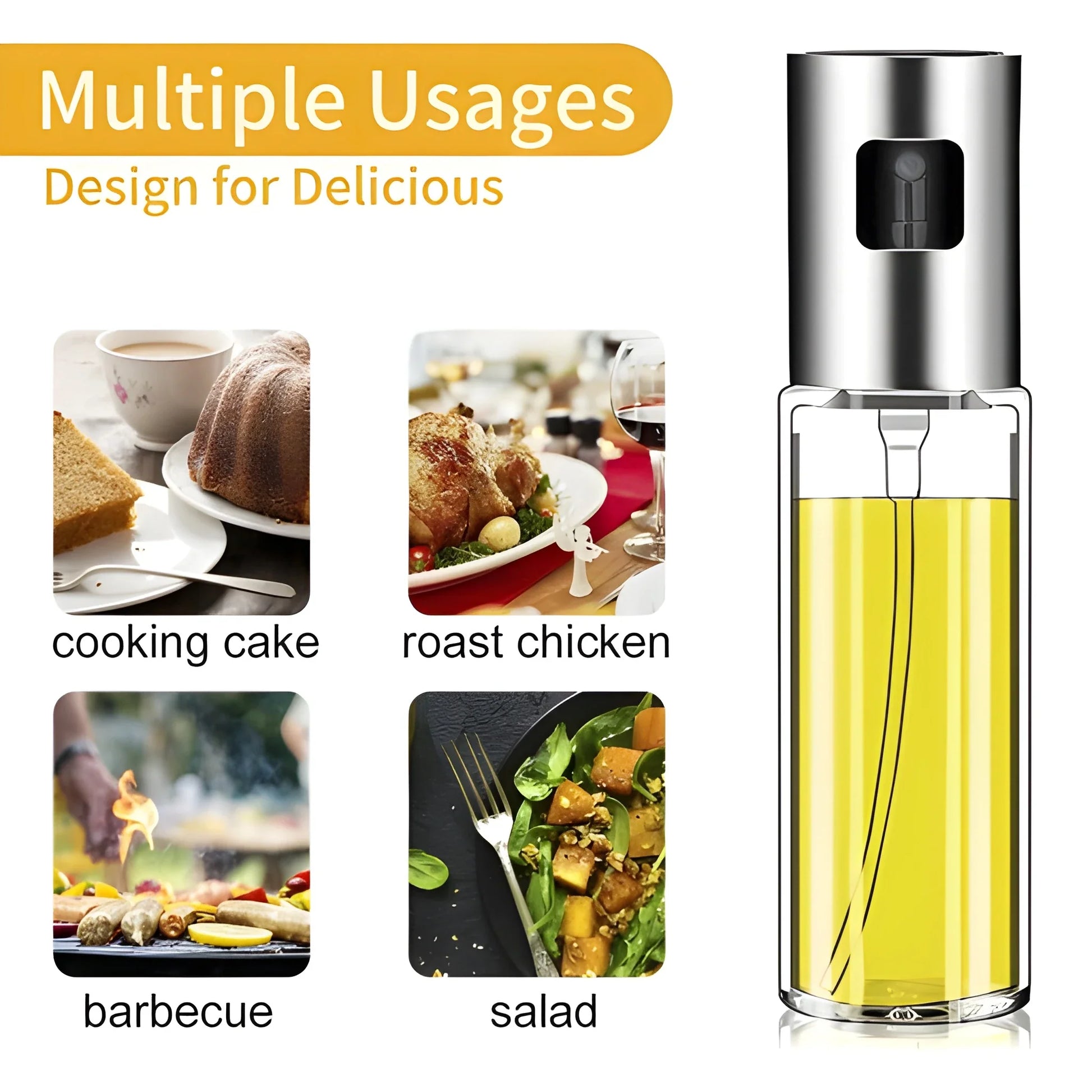 Glass Oil Mister - Home & Kitchen