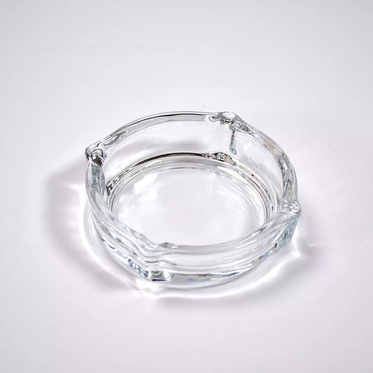 Best glass round ashtray with cigarette slots - ashtrays | 2025 | fast shipping