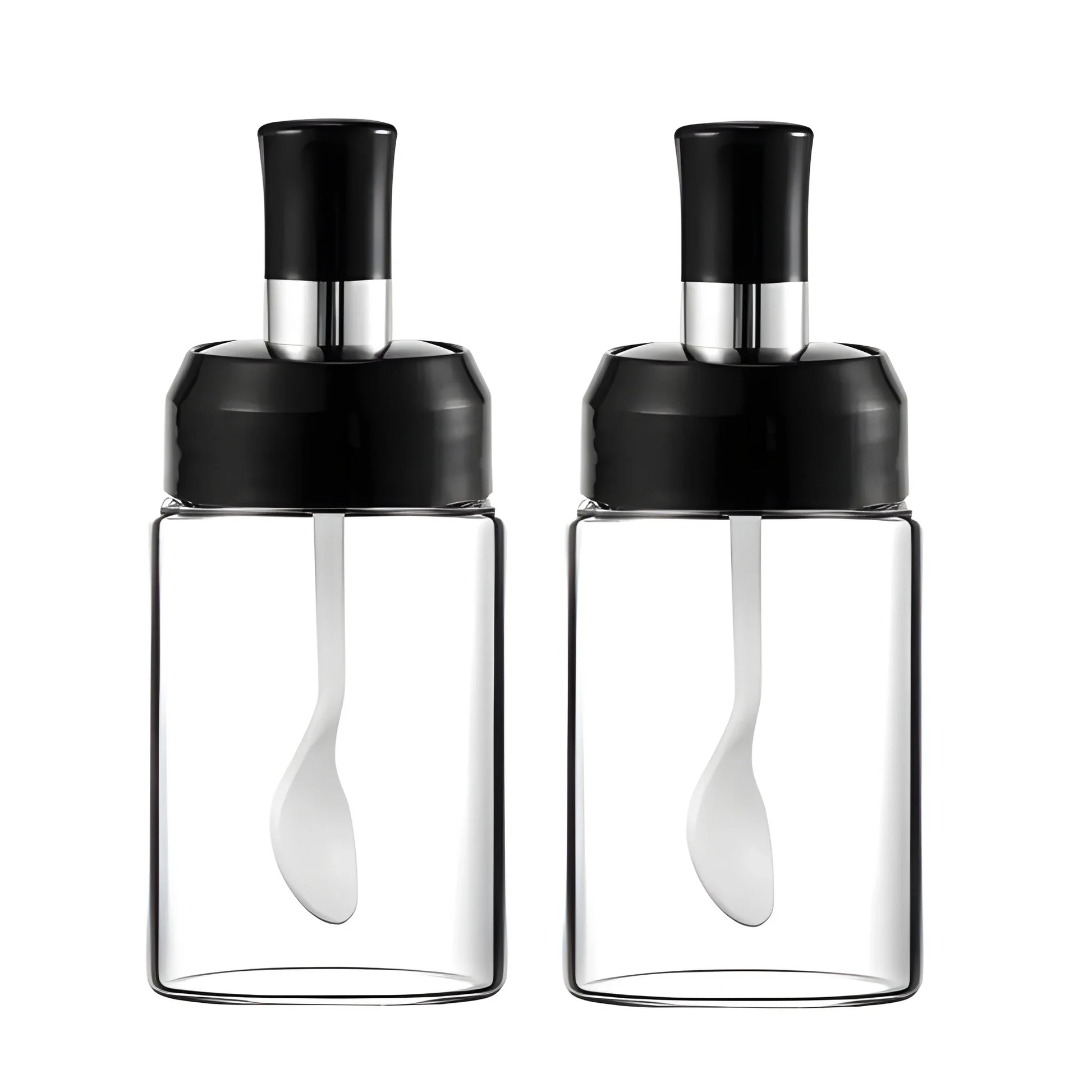 Glass Spice Dispenser Jar - Home & Kitchen