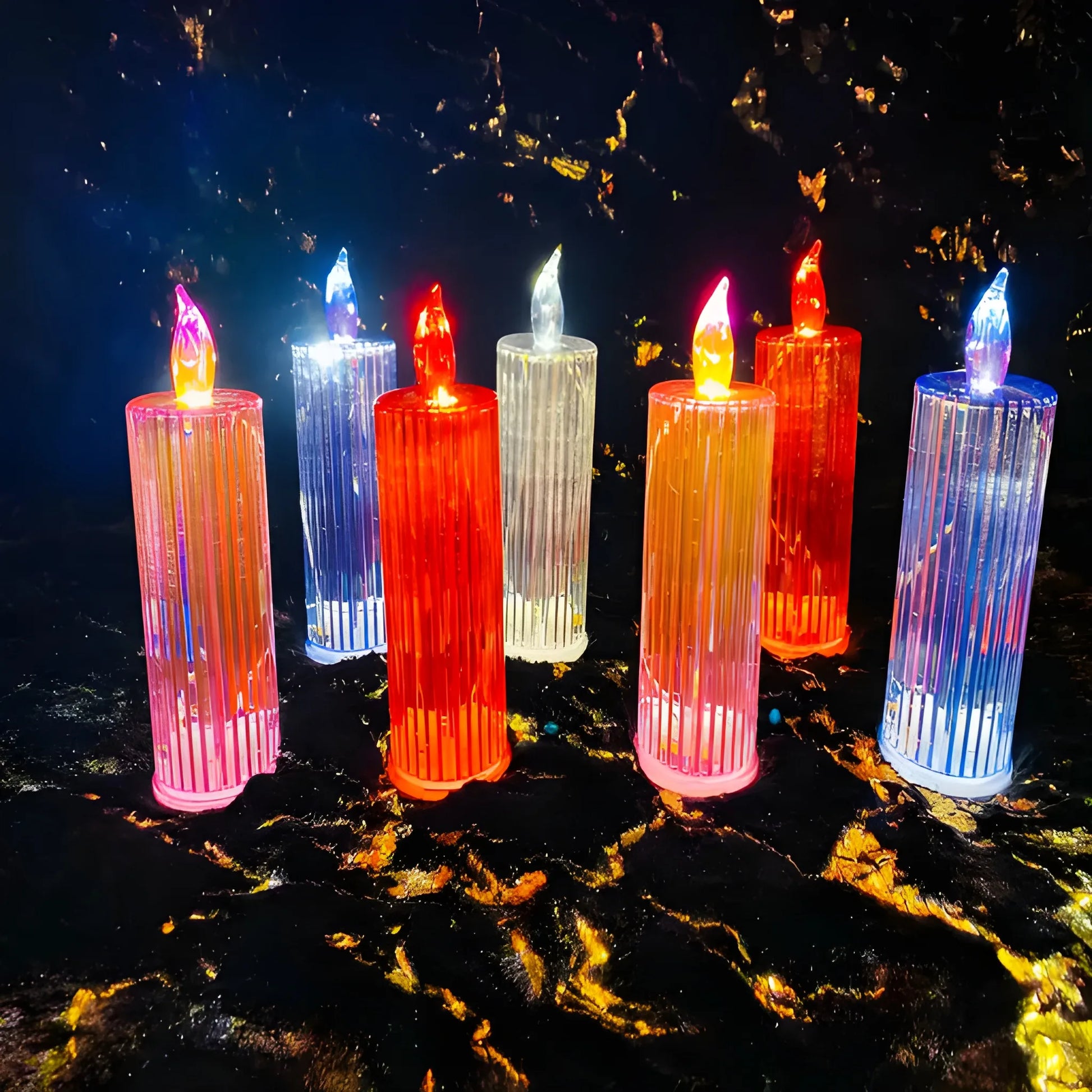 Best glitter swirl led candles - flameless | 2025 | fast shipping