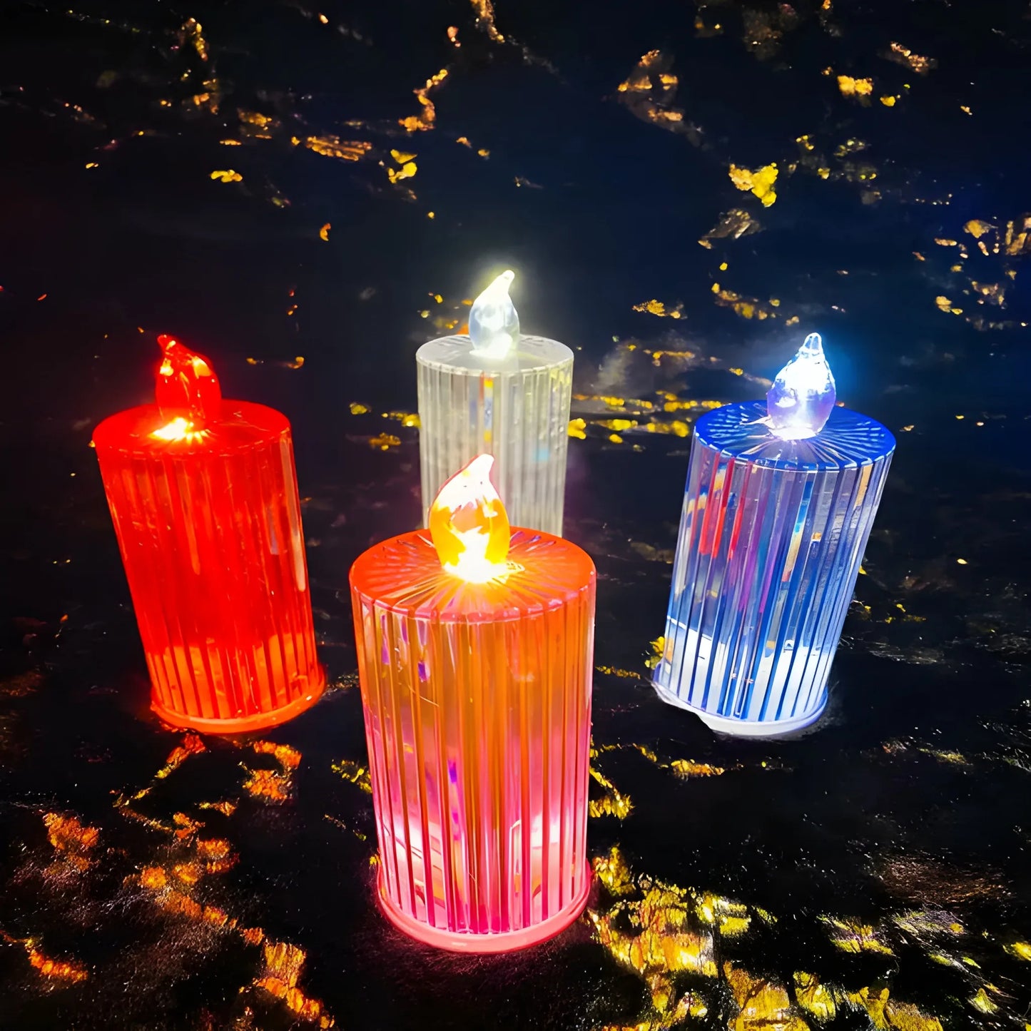 Best glitter swirl led candles - flameless | 2025 | fast shipping