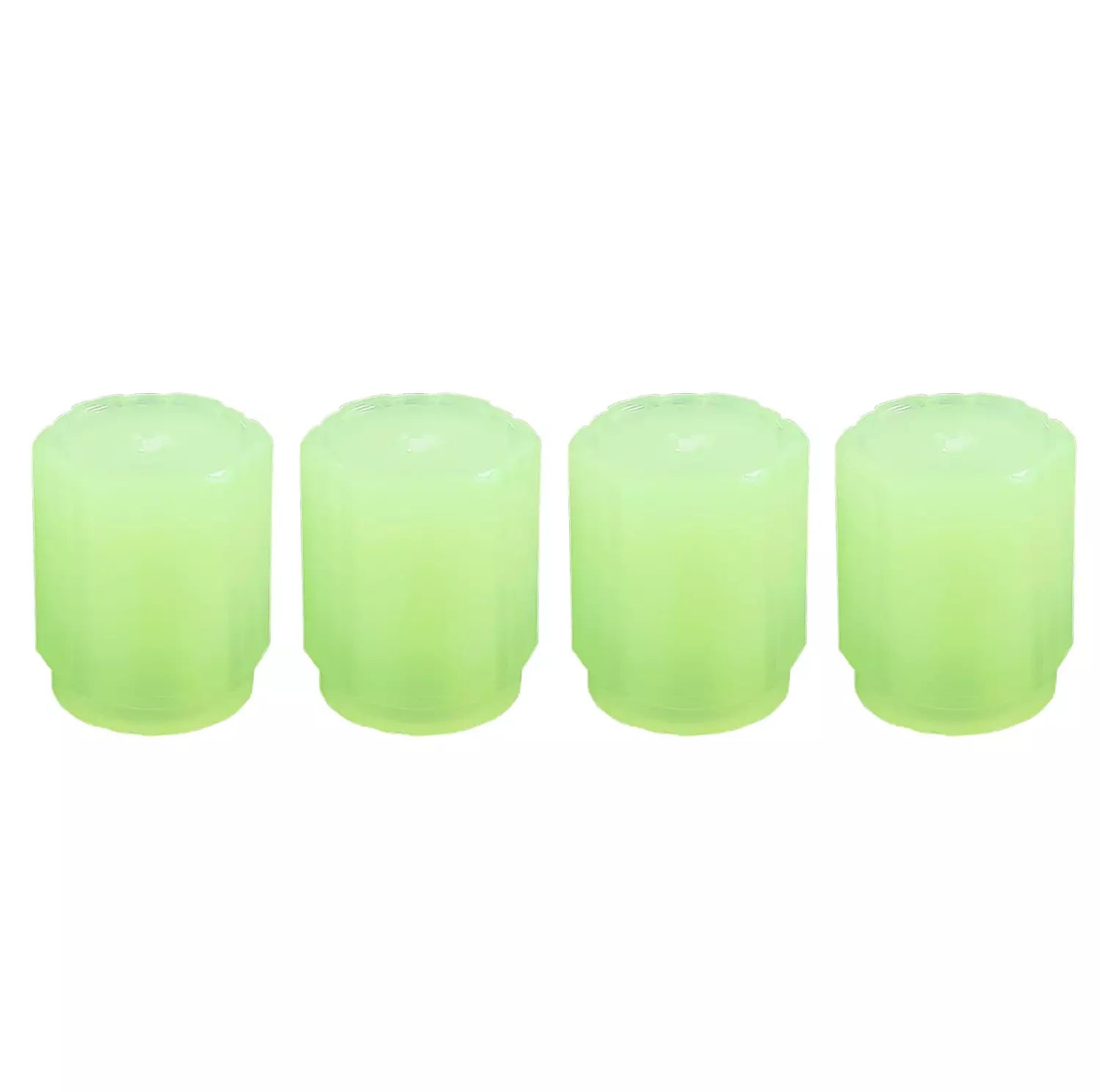 Glow-in-the-Dark Tire Valve Caps - Car & Motorbike
