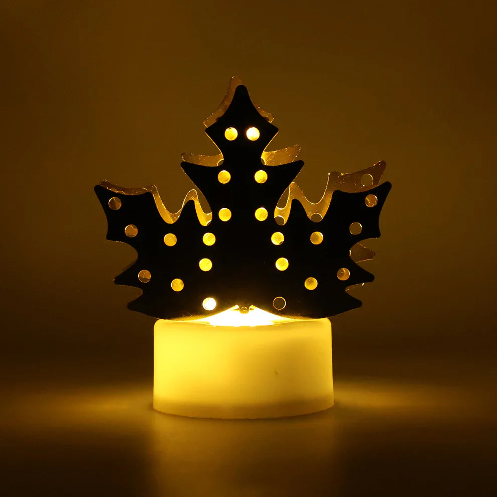Best gold leaf led diya - flameless candles | 2025 | fast shipping
