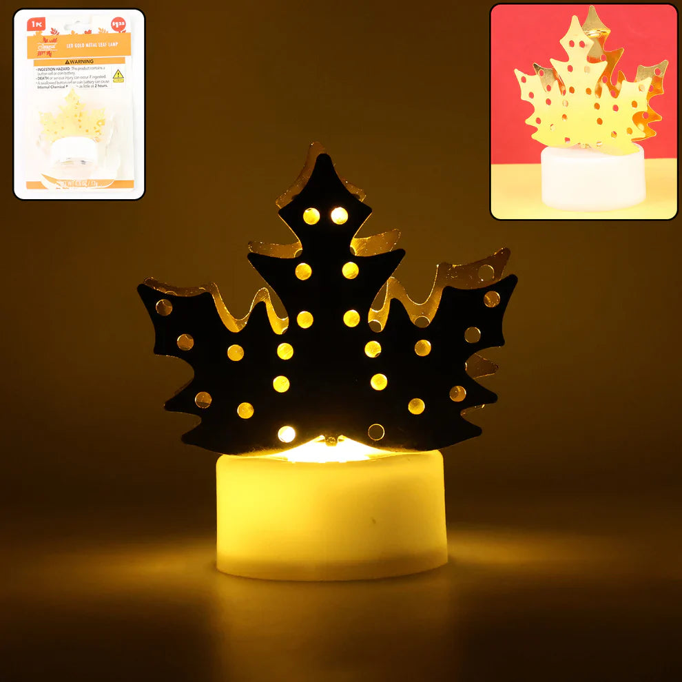 Best gold leaf led diya - flameless candles | 2025 | fast shipping