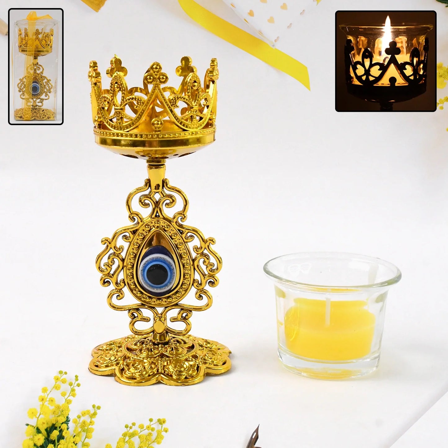 Best golden flower candle holder - holders | 2025 | fast shipping