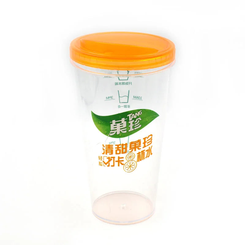 Plastic travel coffee cup