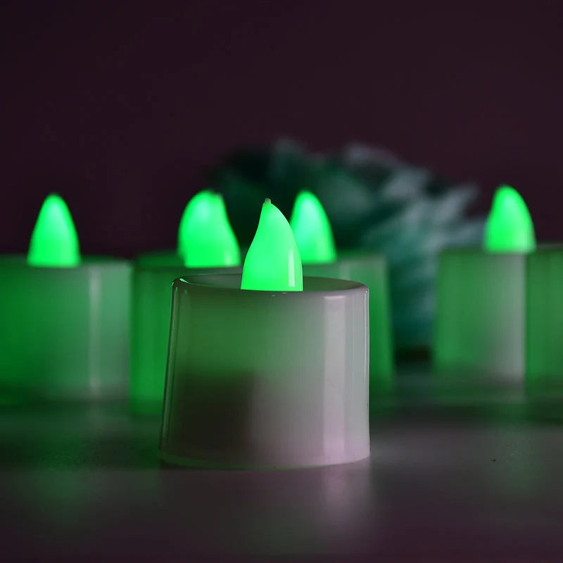 Best green flameless led tealights - candles | 2025 | fast shipping