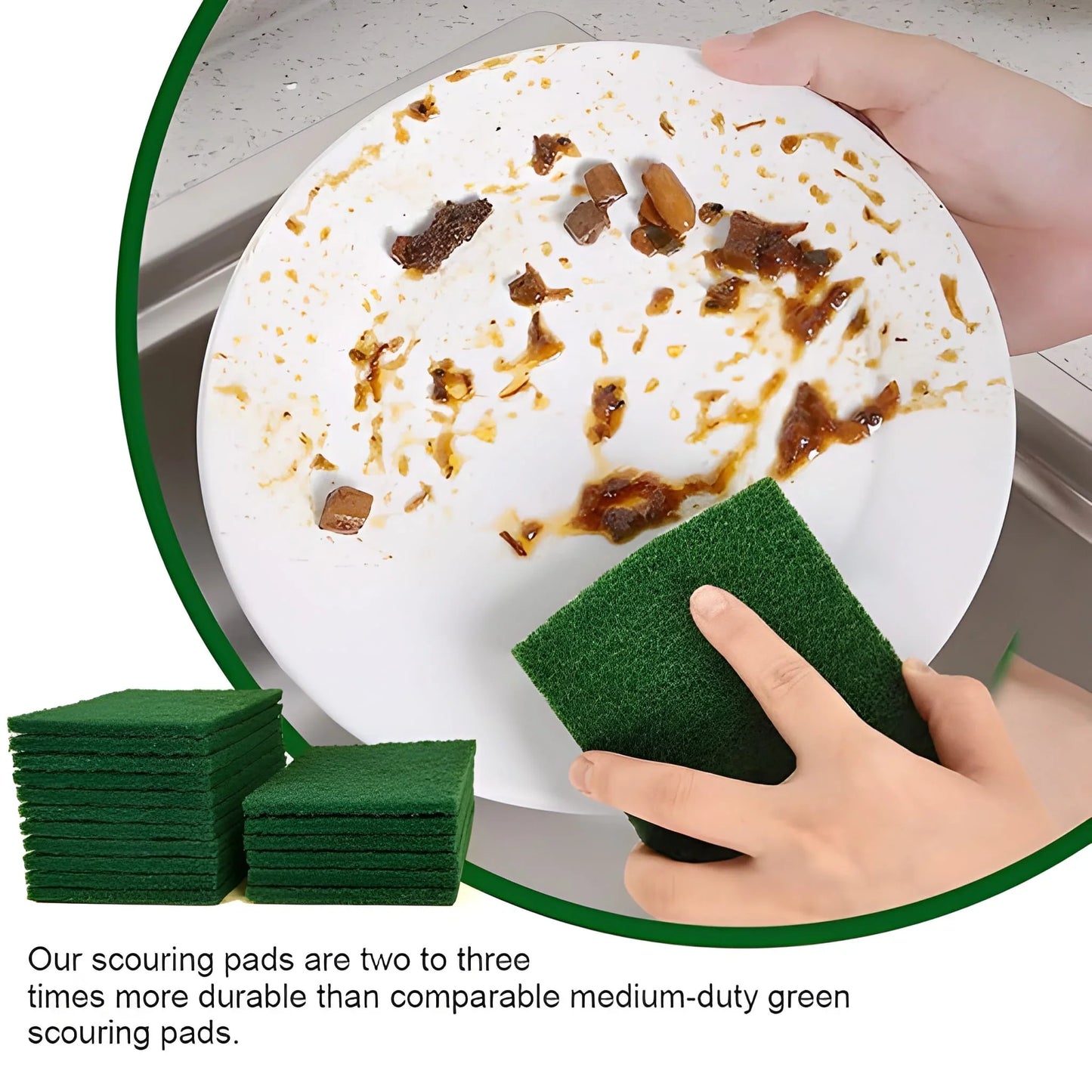 Best green kitchen scrubber pads - 2025 | fast shipping