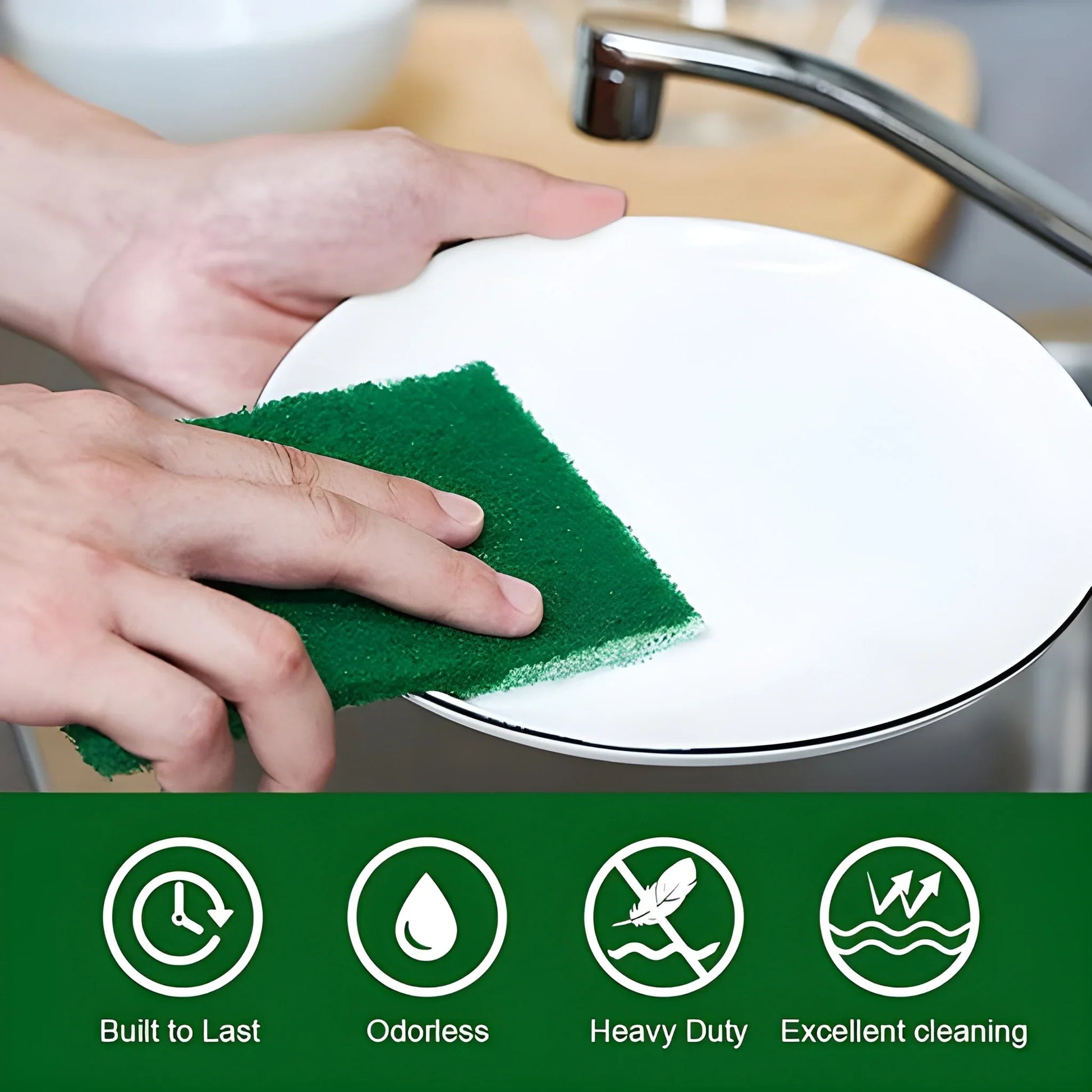 Best green kitchen scrubber pads - 2025 | fast shipping