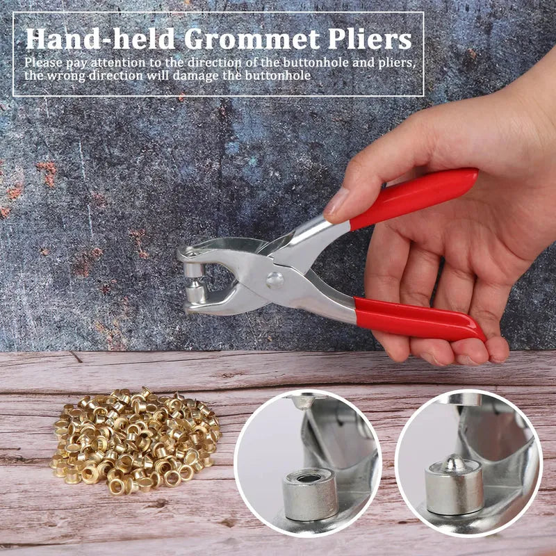 Best grommet setting tool with 25 pcs gold eyelets - grommets | 2025 | fast shipping