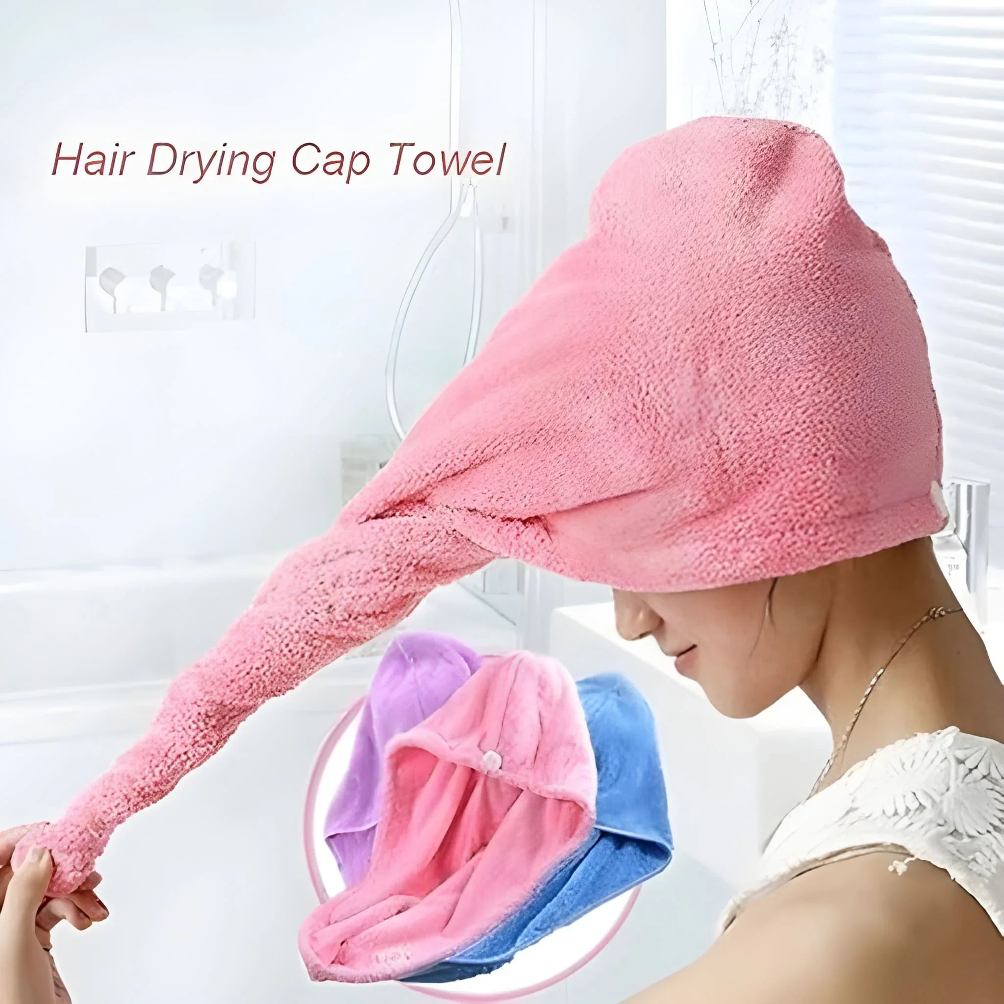 Best hair drying magic cap towel - home & garden | 2025 | fast shipping